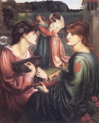 Dante Gabriel Rossetti The Bower Meadow (mk28) oil painting image